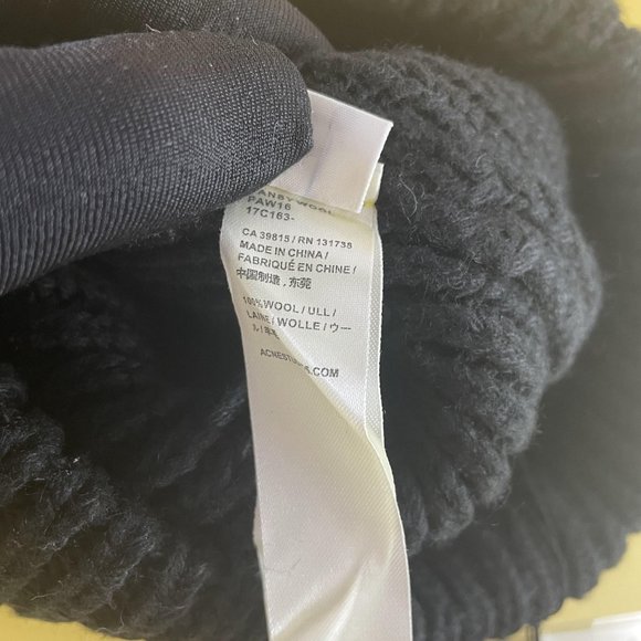 Acne Studios Beanie black hats - Picture 8 of 10